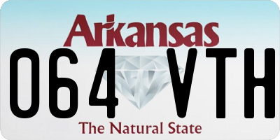 AR license plate 064VTH
