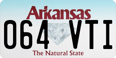 AR license plate 064VTI
