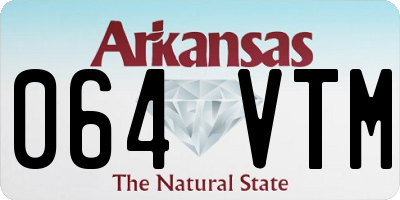 AR license plate 064VTM