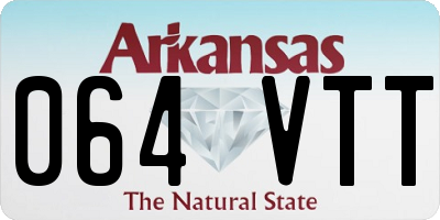 AR license plate 064VTT
