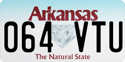 AR license plate 064VTU