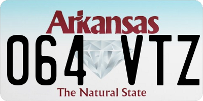AR license plate 064VTZ