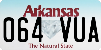 AR license plate 064VUA
