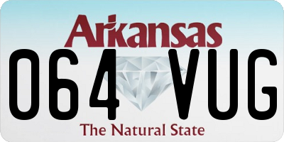 AR license plate 064VUG
