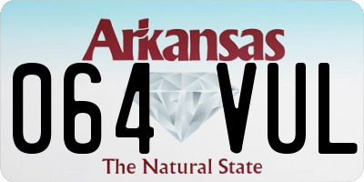 AR license plate 064VUL