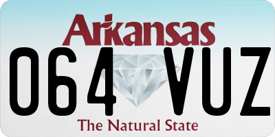 AR license plate 064VUZ