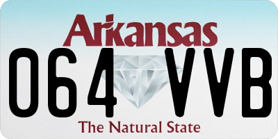 AR license plate 064VVB
