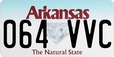 AR license plate 064VVC