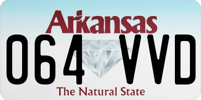 AR license plate 064VVD