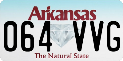 AR license plate 064VVG