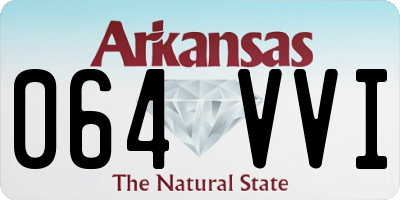 AR license plate 064VVI
