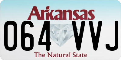 AR license plate 064VVJ