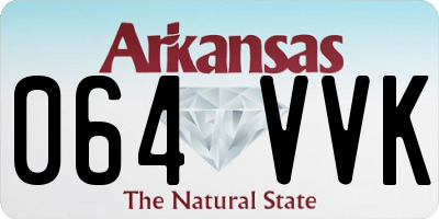 AR license plate 064VVK
