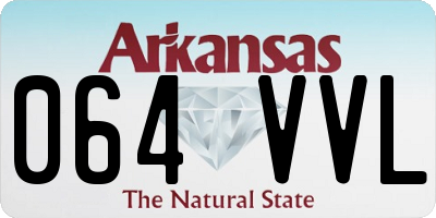 AR license plate 064VVL