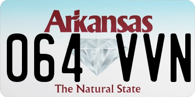 AR license plate 064VVN