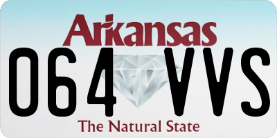 AR license plate 064VVS
