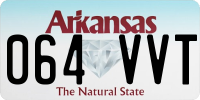 AR license plate 064VVT