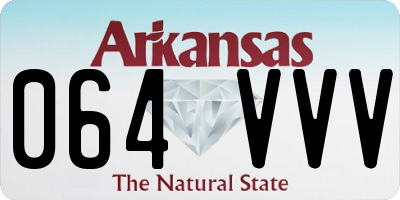 AR license plate 064VVV