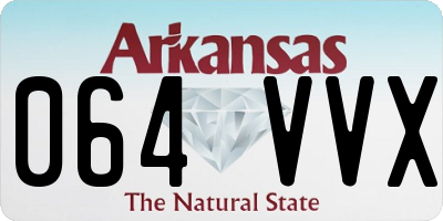 AR license plate 064VVX