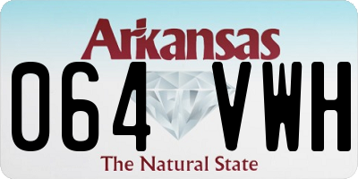 AR license plate 064VWH