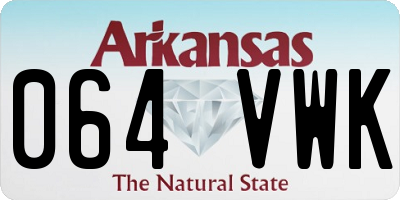 AR license plate 064VWK