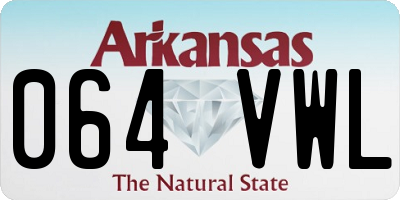 AR license plate 064VWL