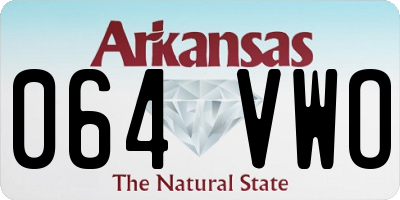 AR license plate 064VWO