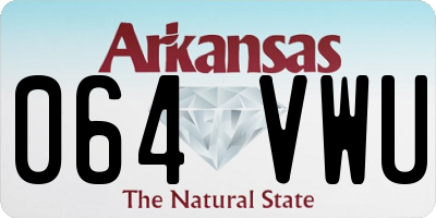 AR license plate 064VWU