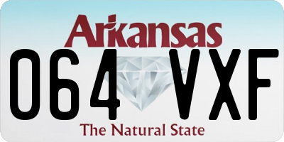 AR license plate 064VXF