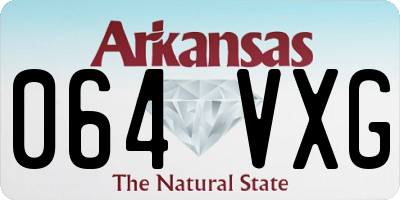 AR license plate 064VXG