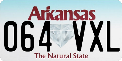 AR license plate 064VXL