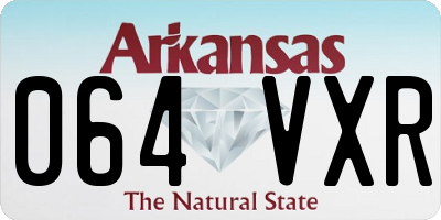 AR license plate 064VXR