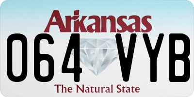 AR license plate 064VYB