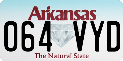 AR license plate 064VYD