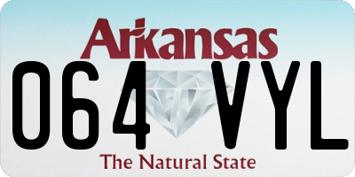 AR license plate 064VYL