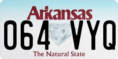 AR license plate 064VYQ