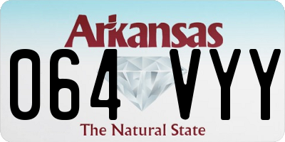 AR license plate 064VYY
