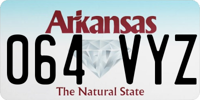 AR license plate 064VYZ