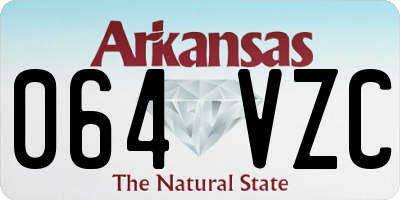 AR license plate 064VZC