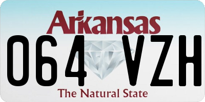 AR license plate 064VZH