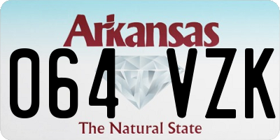 AR license plate 064VZK
