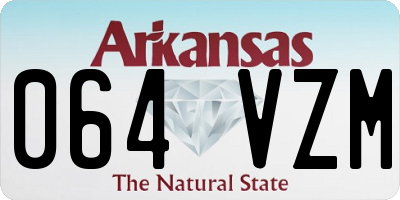 AR license plate 064VZM