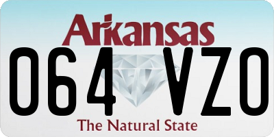 AR license plate 064VZO