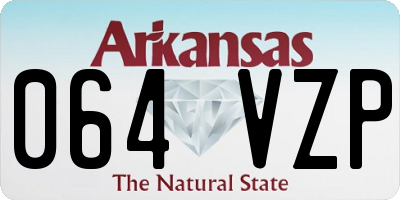 AR license plate 064VZP