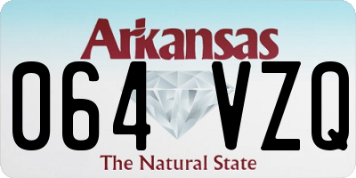 AR license plate 064VZQ