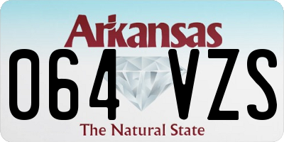 AR license plate 064VZS