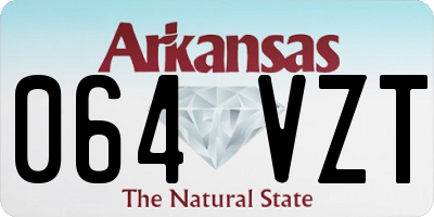 AR license plate 064VZT