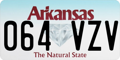 AR license plate 064VZV