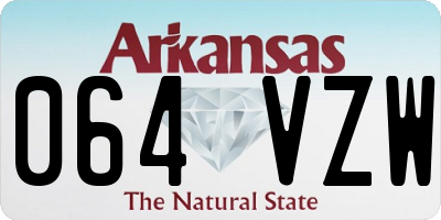 AR license plate 064VZW