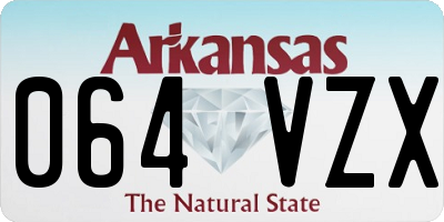 AR license plate 064VZX